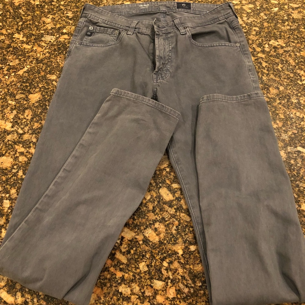 AG pants modern slim pants blue/grey soft